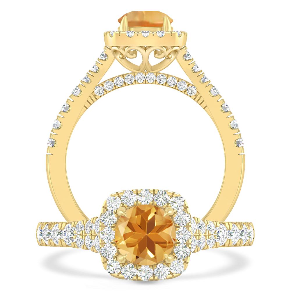 Yellow Gold - Citrine