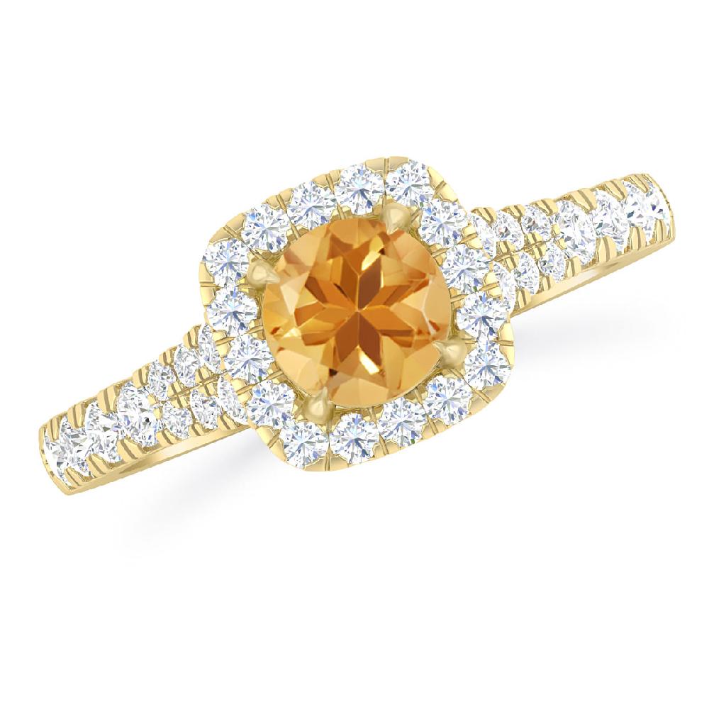 Yellow Gold - Citrine