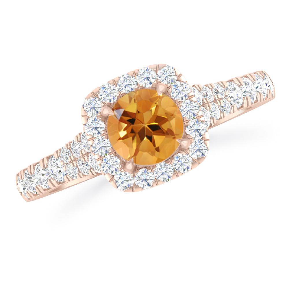 Rose Gold - Citrine