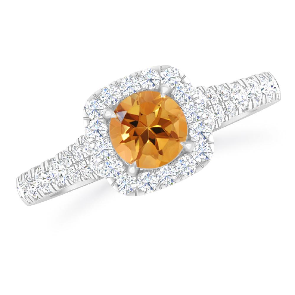 White Gold - Citrine