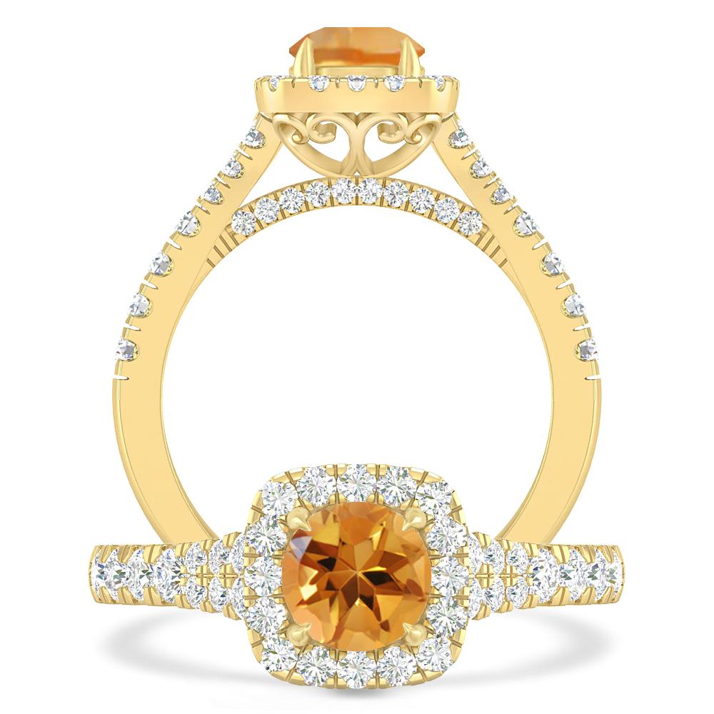 Yellow Gold - Citrine