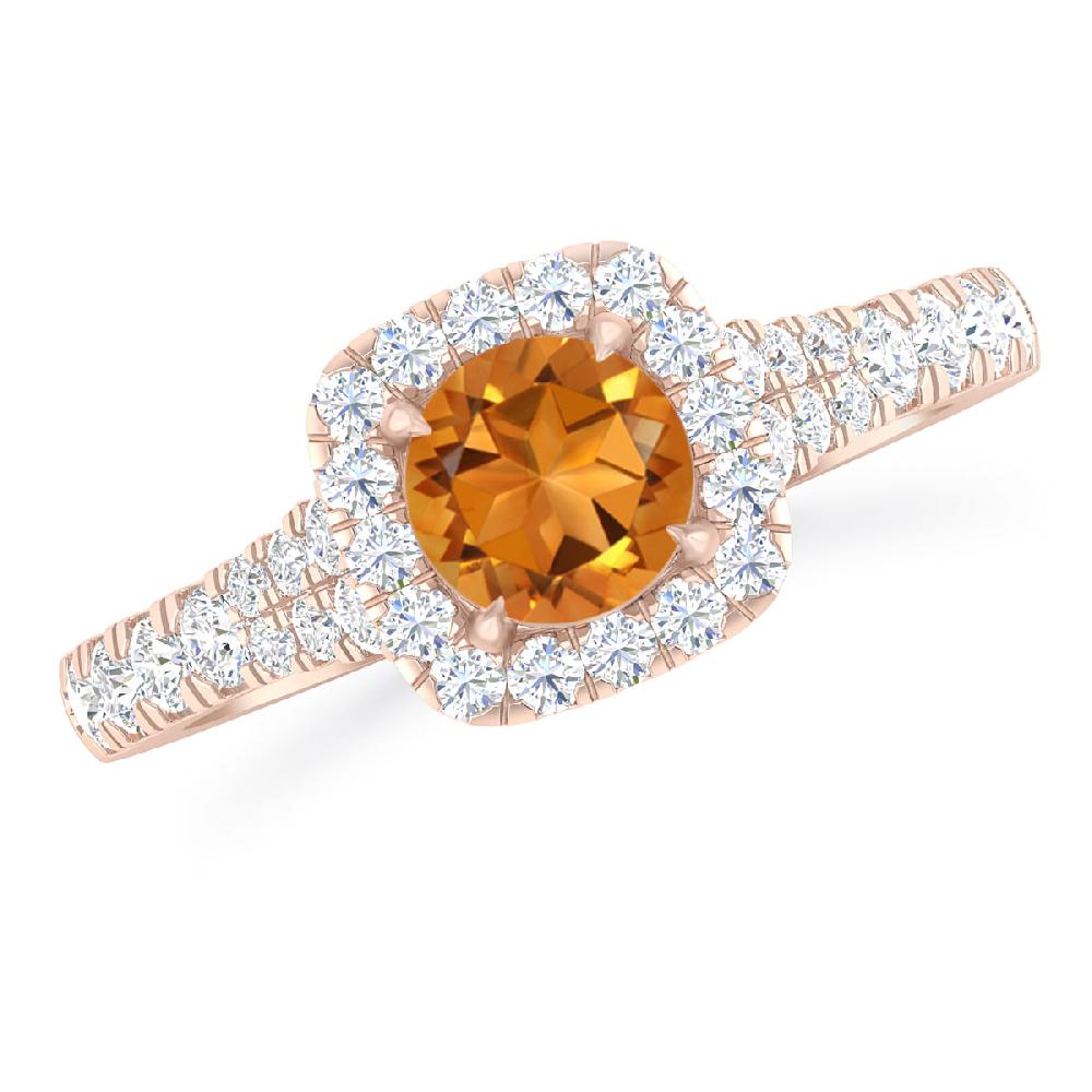 Rose Gold - Citrine