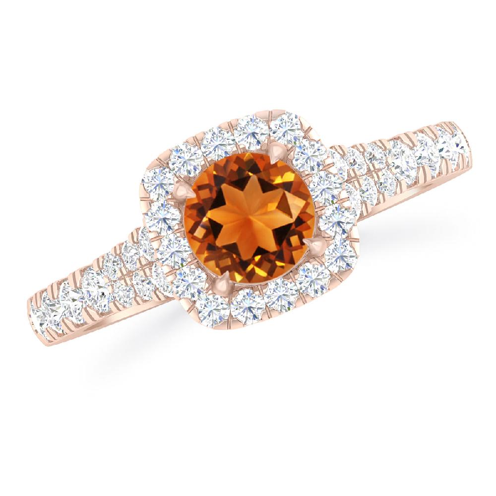 Rose Gold - Citrine