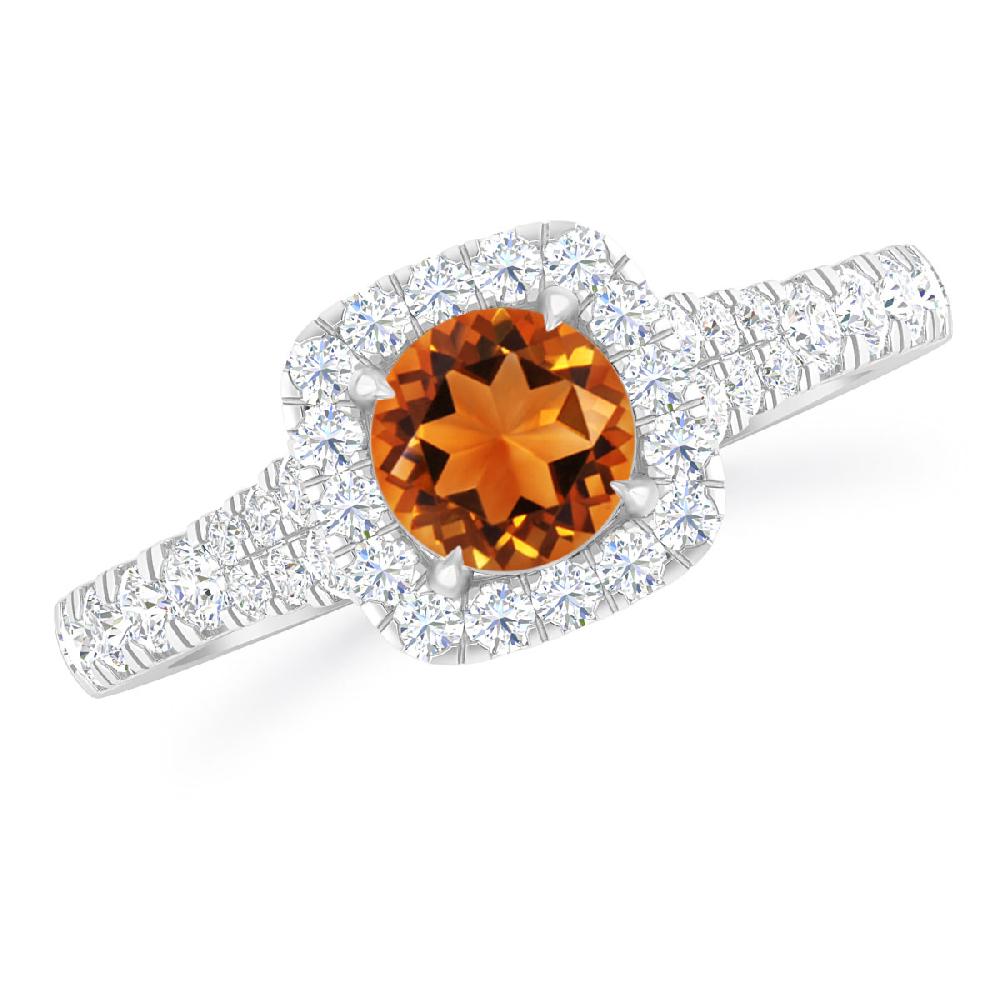 White Gold - Citrine