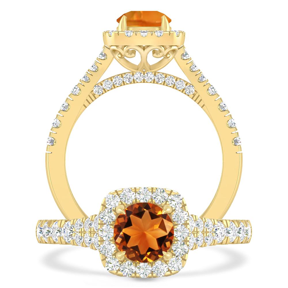 Yellow Gold - Citrine