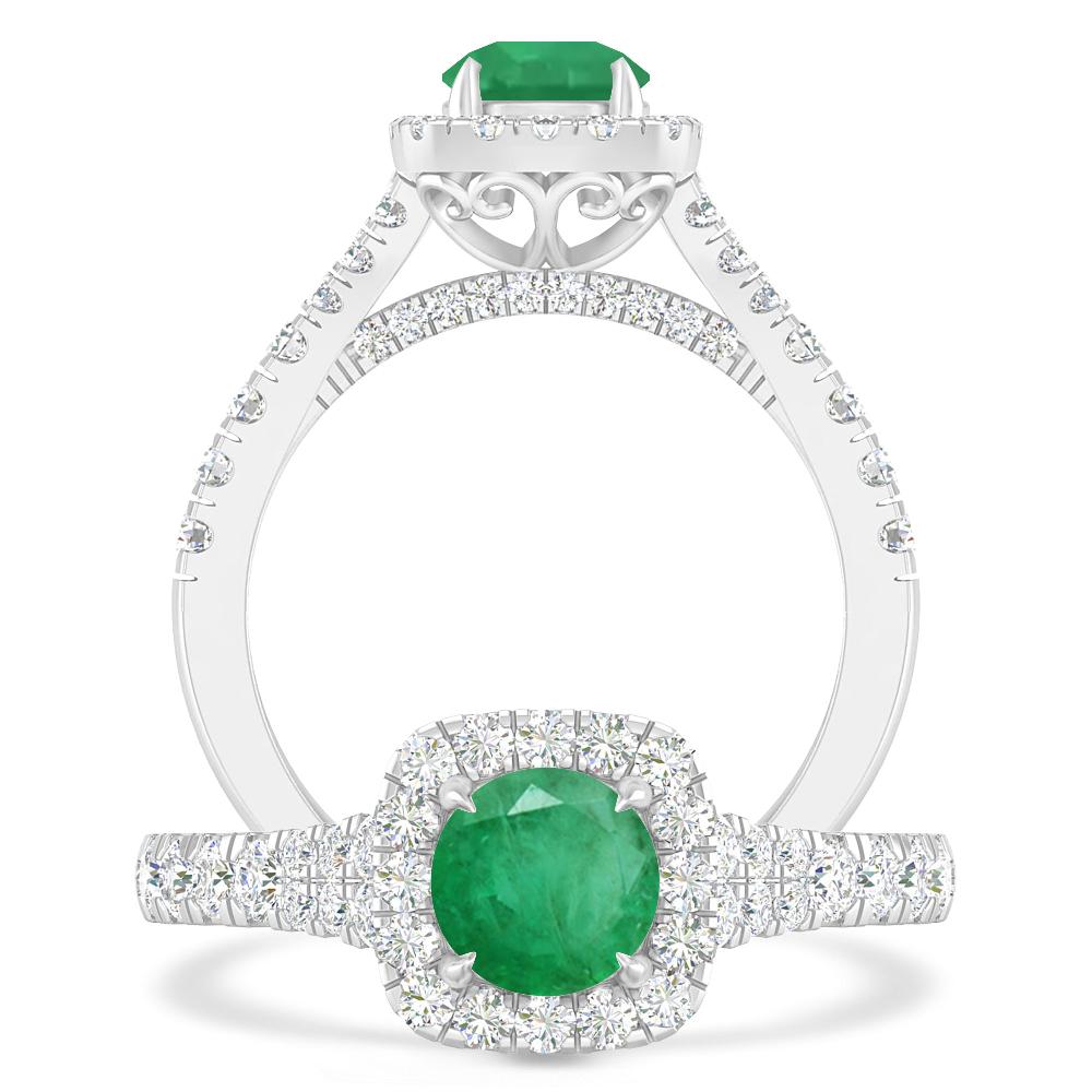 White Gold - Emerald