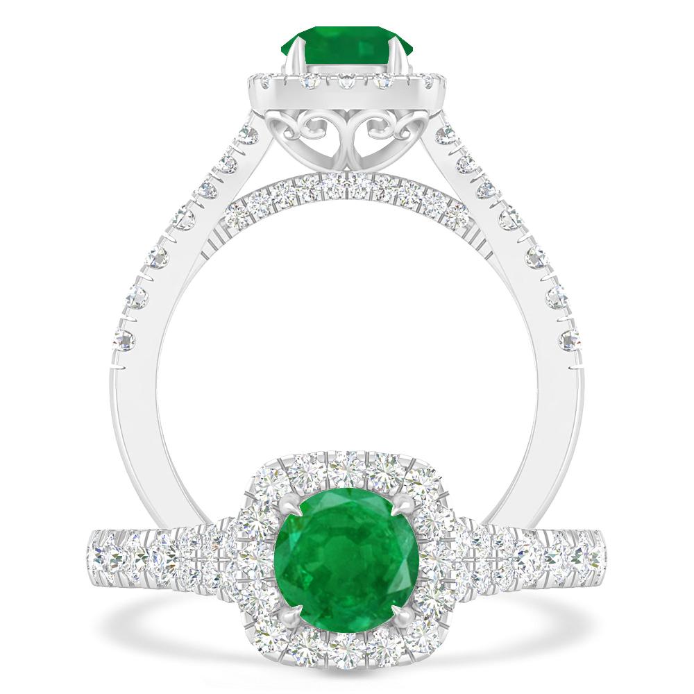 White Gold - Emerald