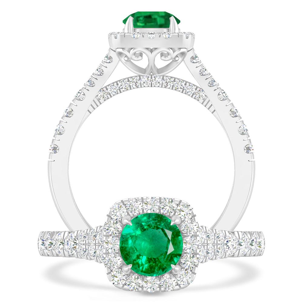 White Gold - Emerald