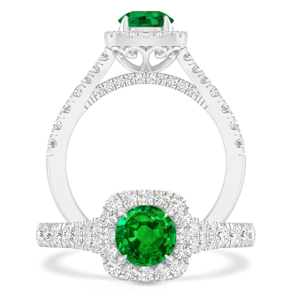 White Gold - Emerald