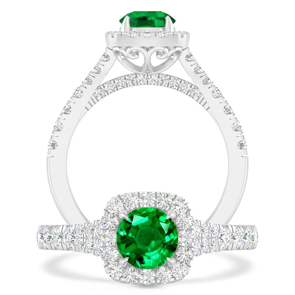 White Gold - Emerald