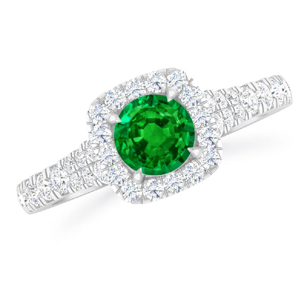 White Gold - Emerald