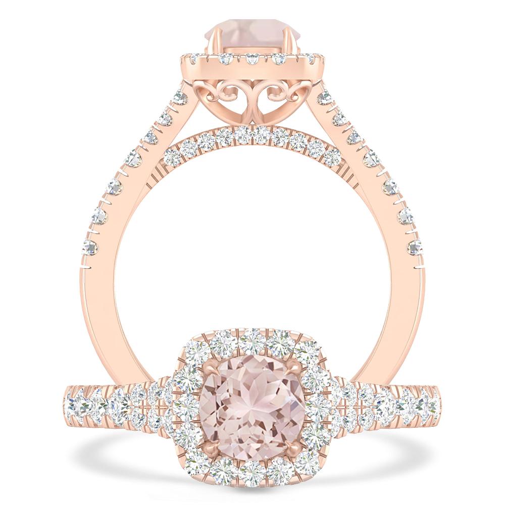 Rose Gold - Morganite