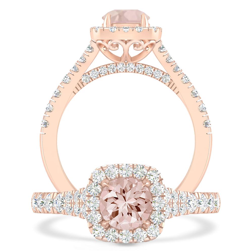 Rose Gold - Morganite