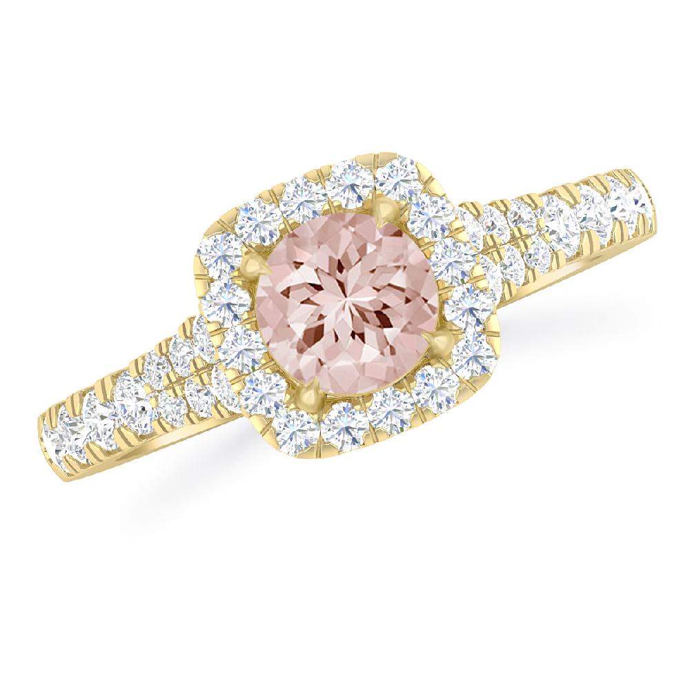 Yellow Gold - Morganite