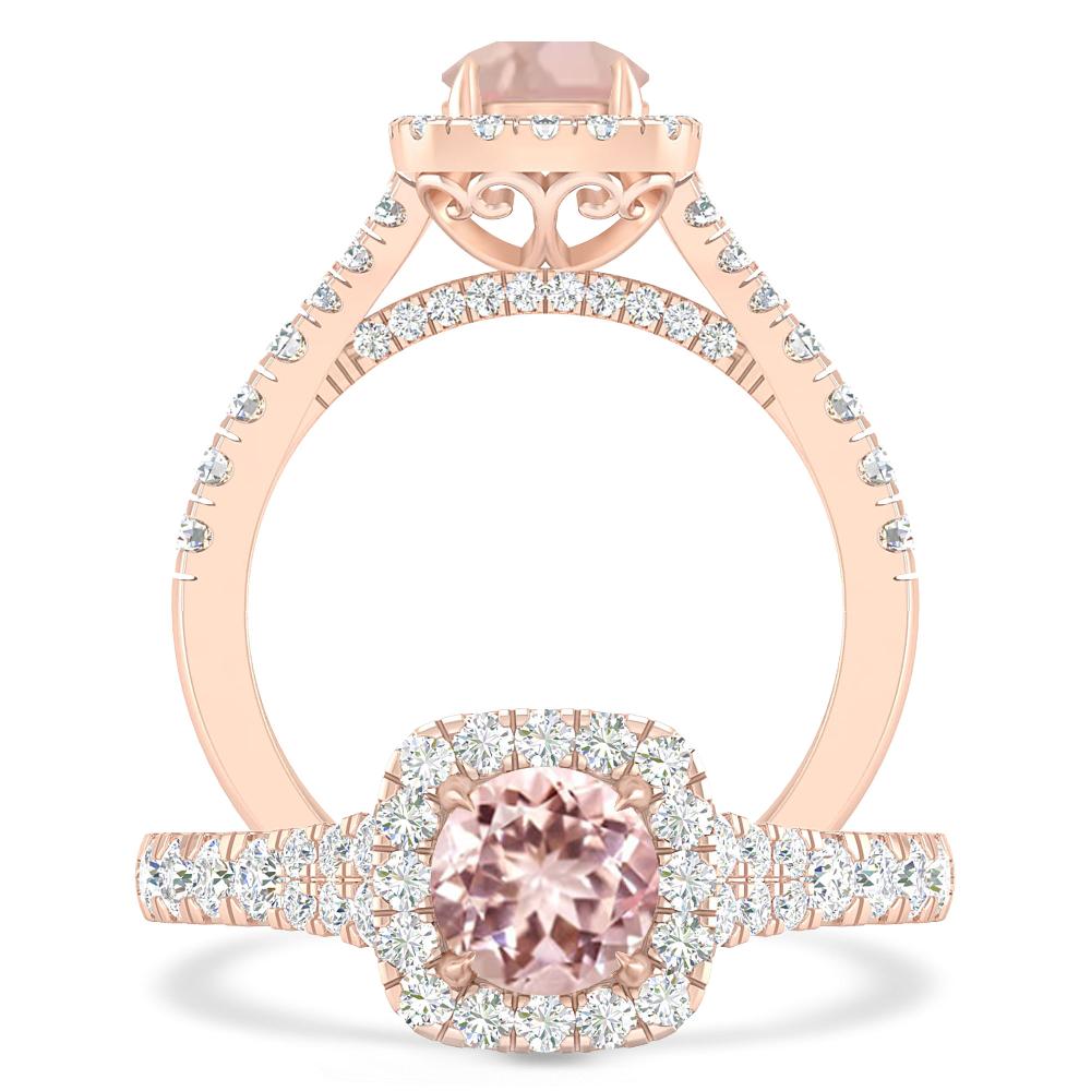 Rose Gold - Morganite