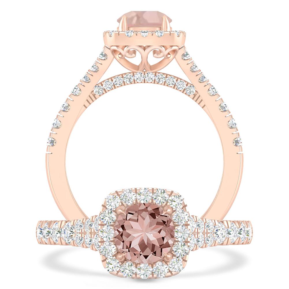 Rose Gold - Morganite