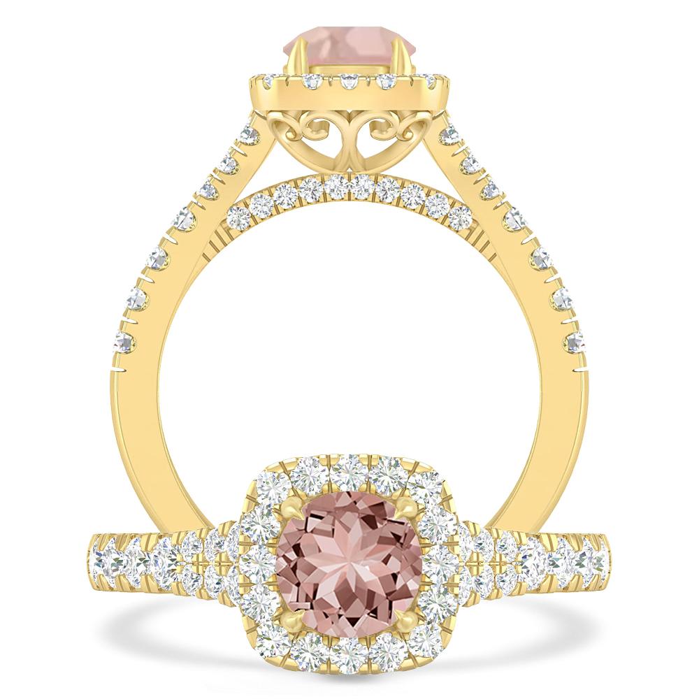 Yellow Gold - Morganite