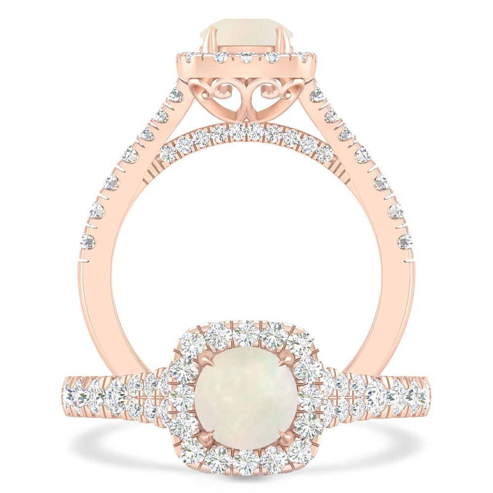 Rose Gold - Opal