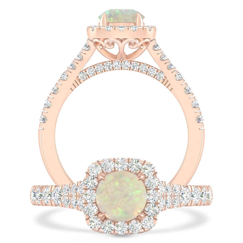 Rose Gold - Opal