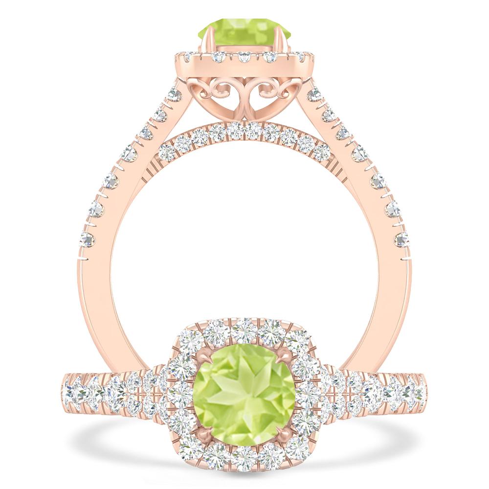 Rose Gold - Peridot