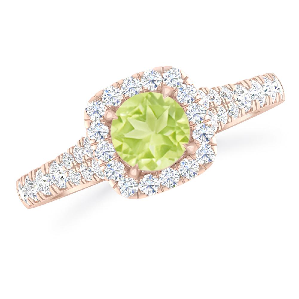 Rose Gold - Peridot