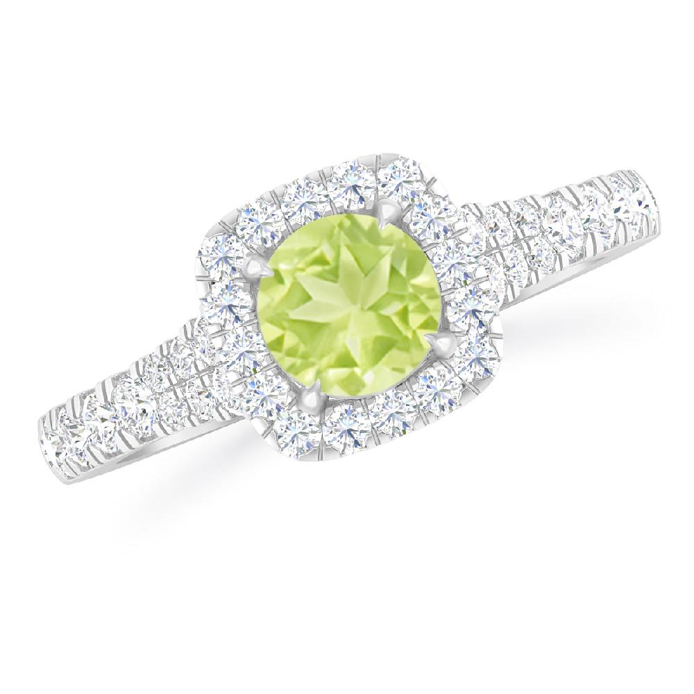 White Gold - Peridot