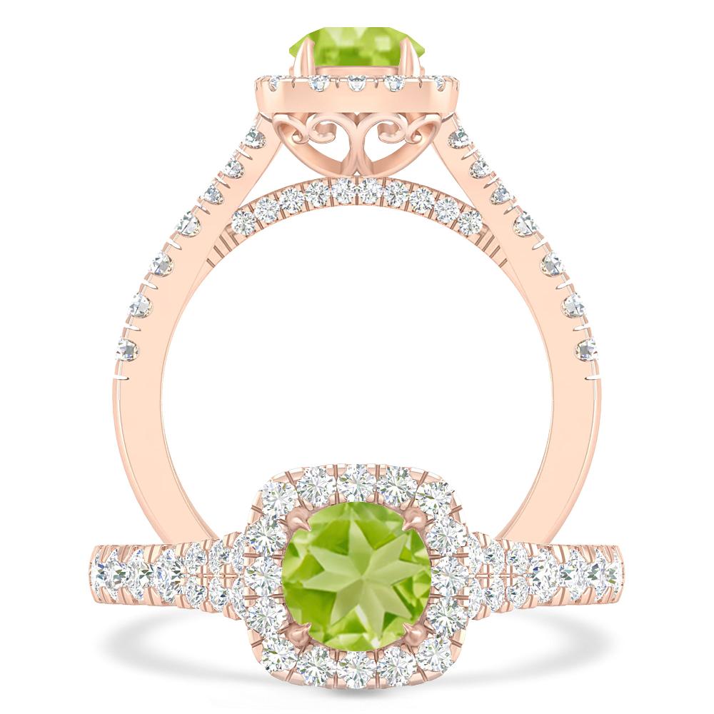 Rose Gold - Peridot