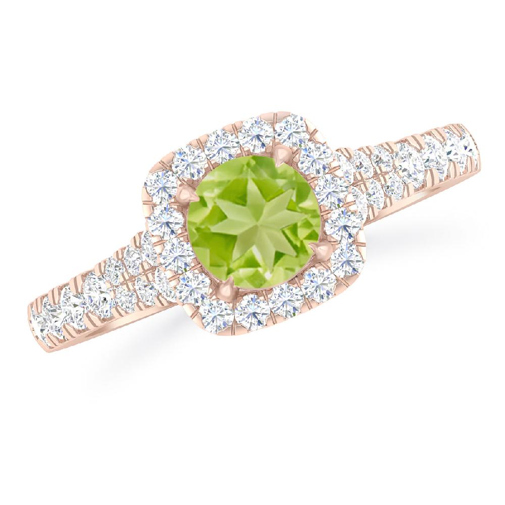 Rose Gold - Peridot