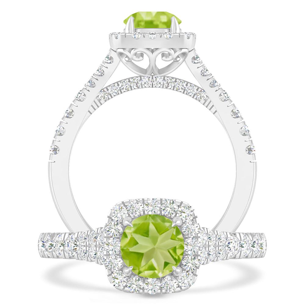 White Gold - Peridot