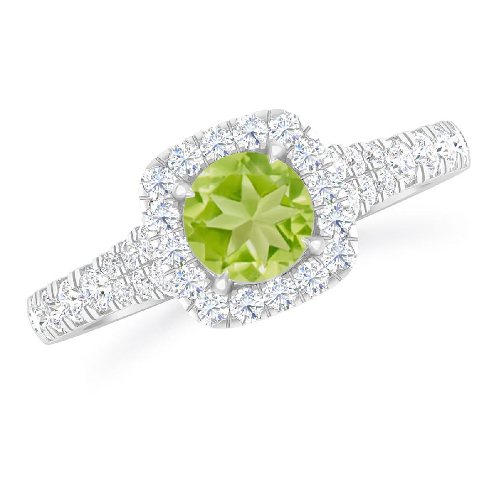 White Gold - Peridot