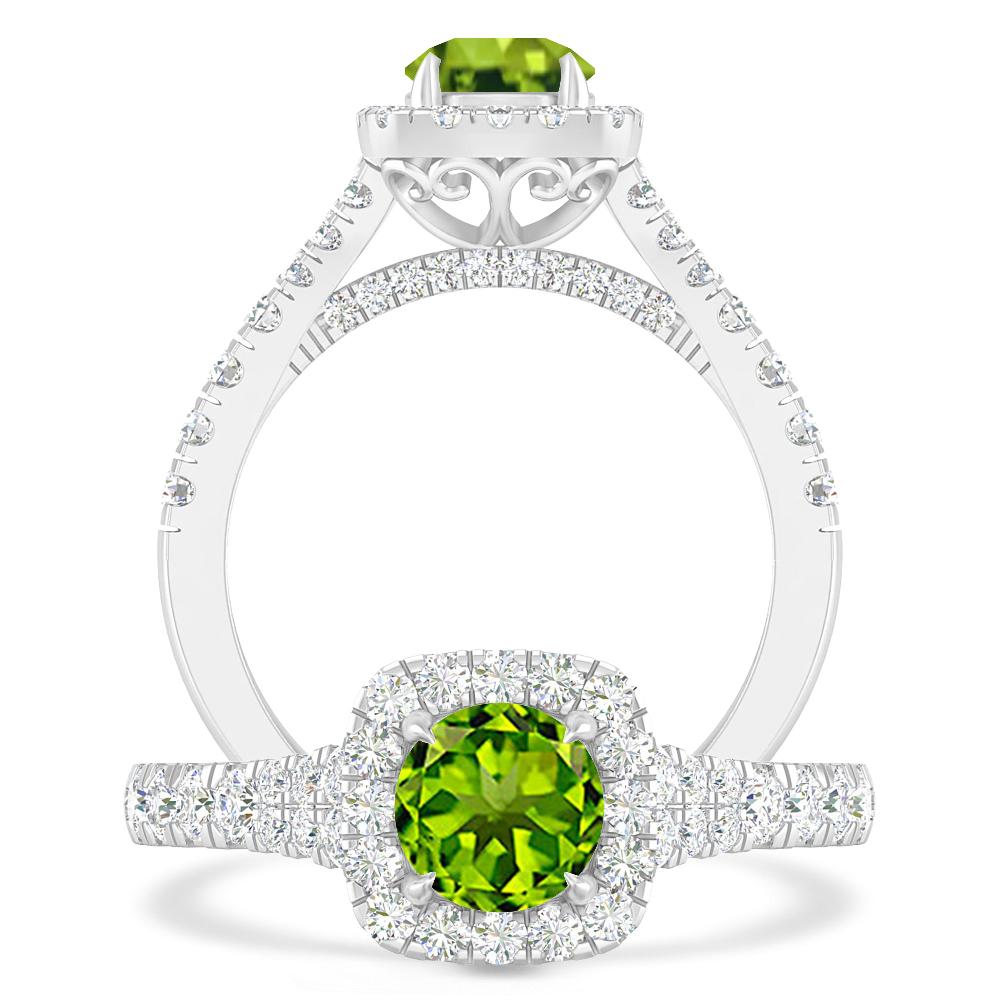 White Gold - Peridot