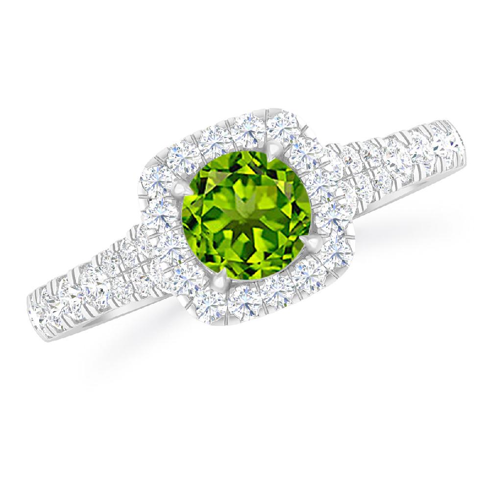 White Gold - Peridot