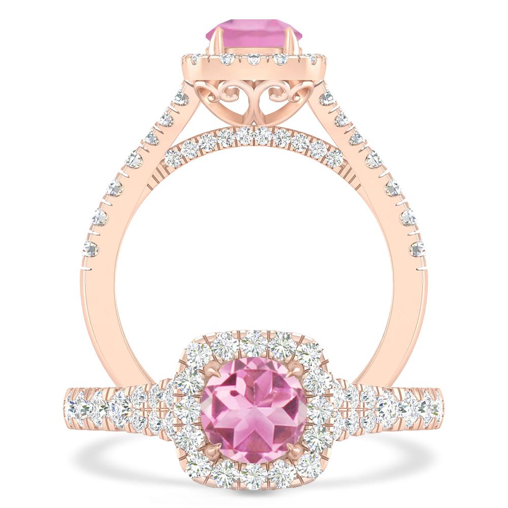 Rose Gold - Pink Tourmaline