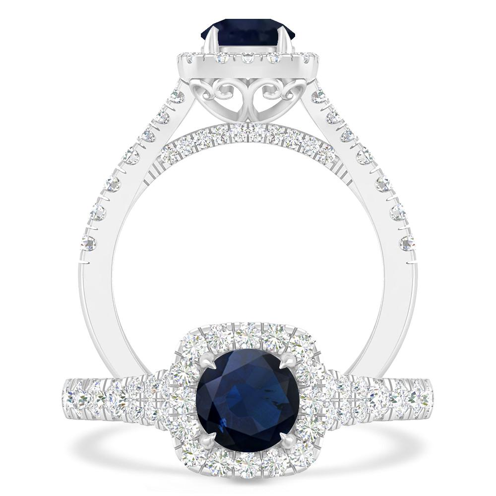 White Gold - Sapphire