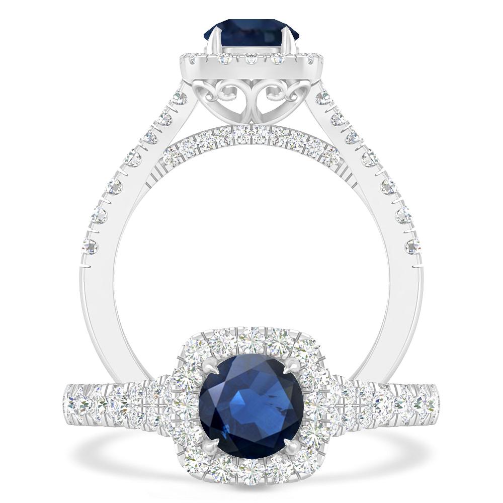 White Gold - Sapphire