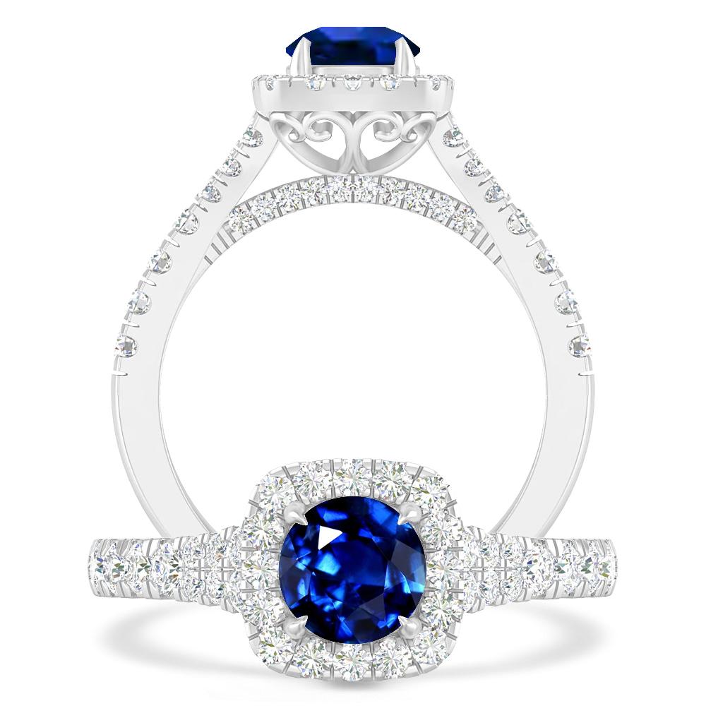 White Gold - Sapphire