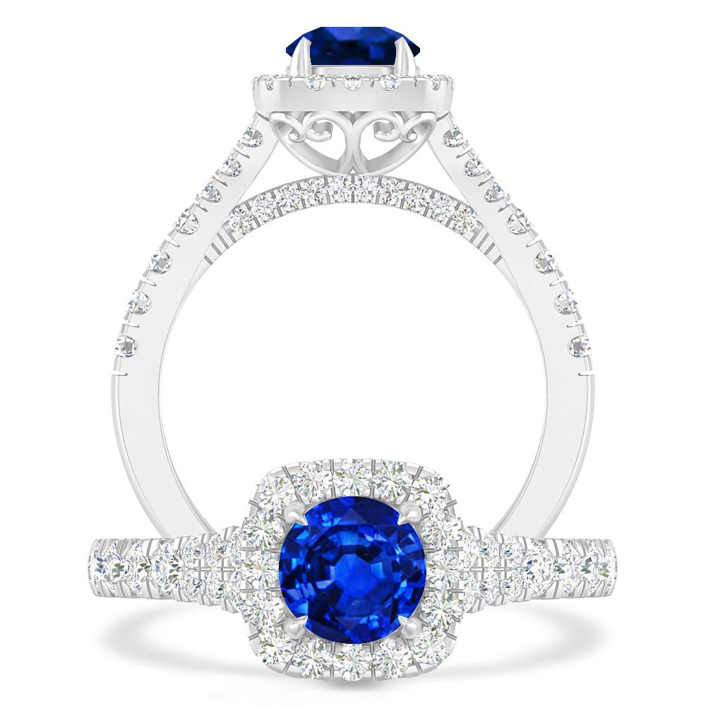 White Gold - Sapphire