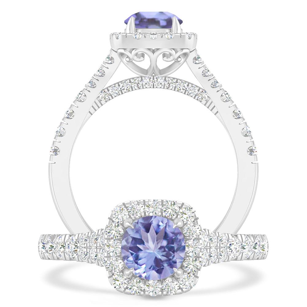 White Gold - Tanzanite