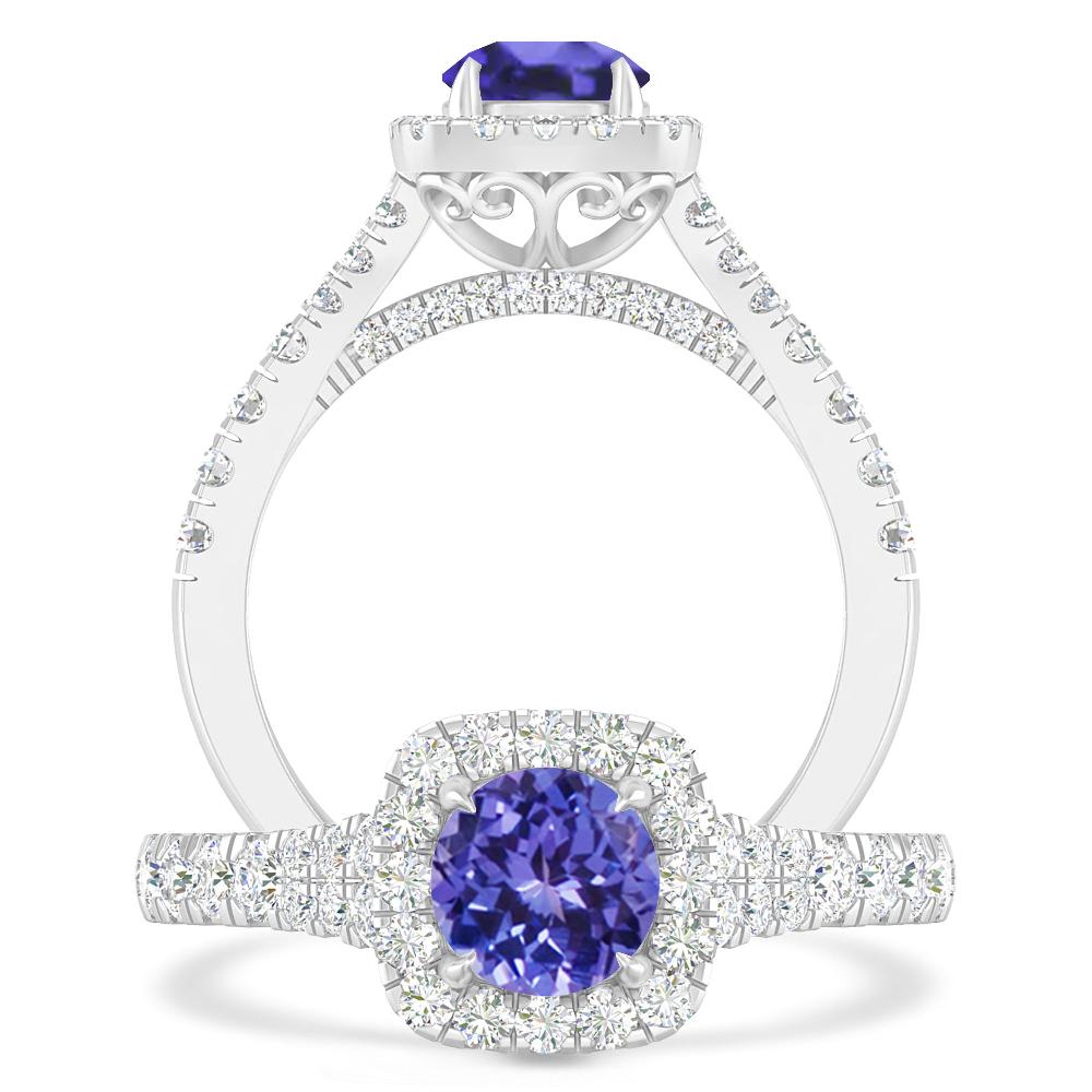 White Gold - Tanzanite