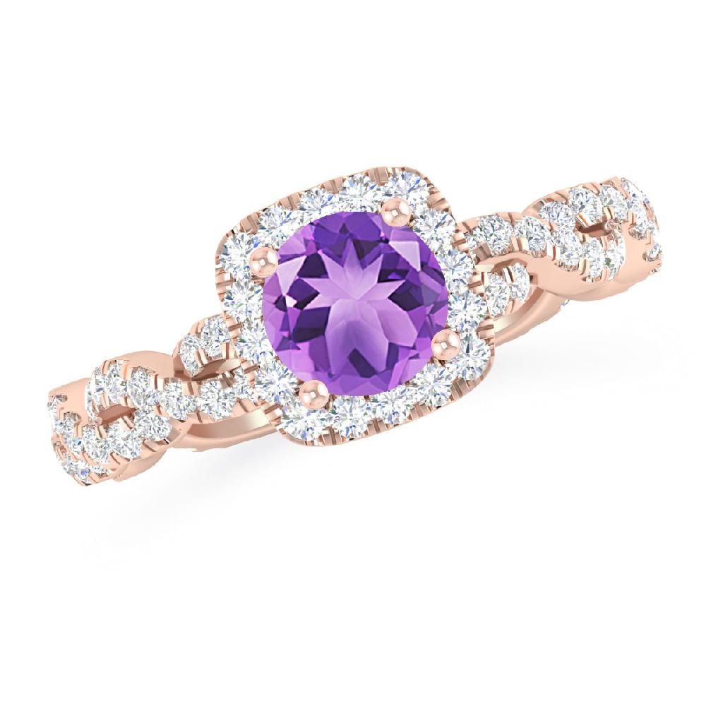 Rose Gold - Amethyst