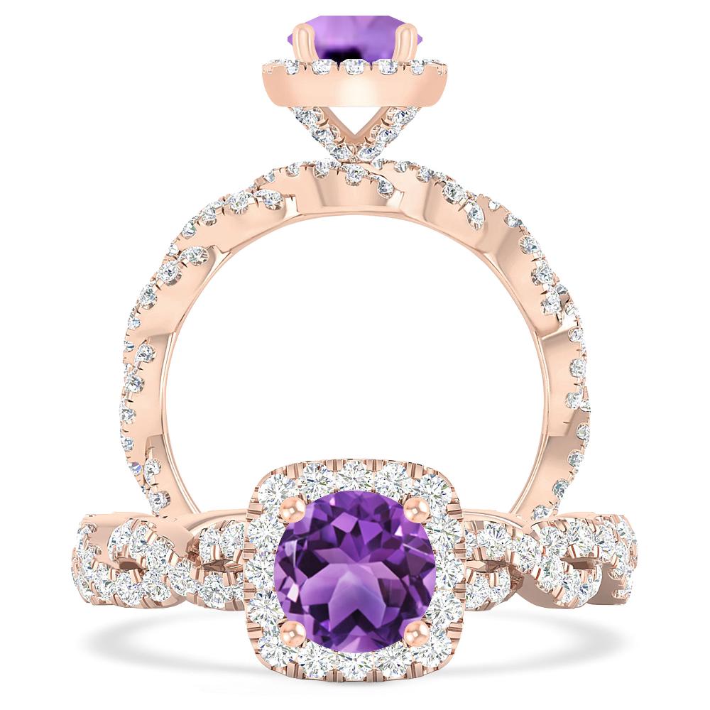 Rose Gold - Amethyst