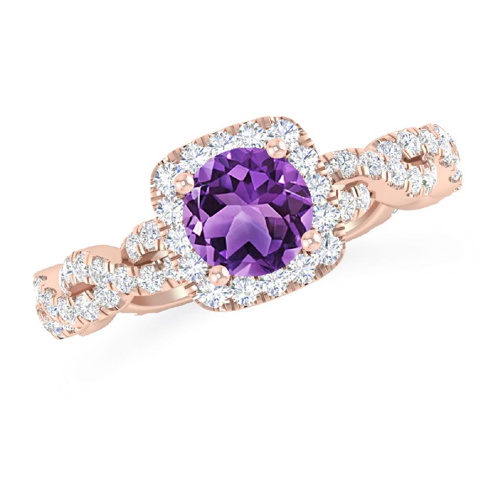 Rose Gold - Amethyst