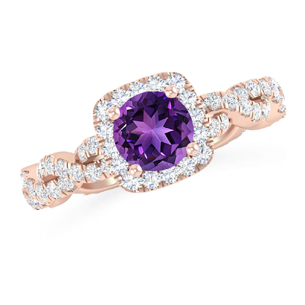 Rose Gold - Amethyst