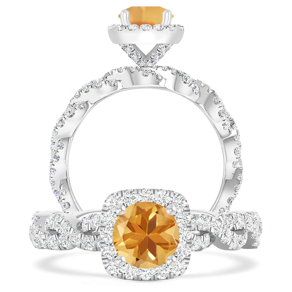 White Gold - Citrine