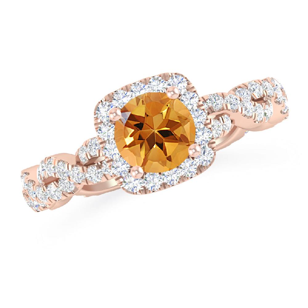 Rose Gold - Citrine