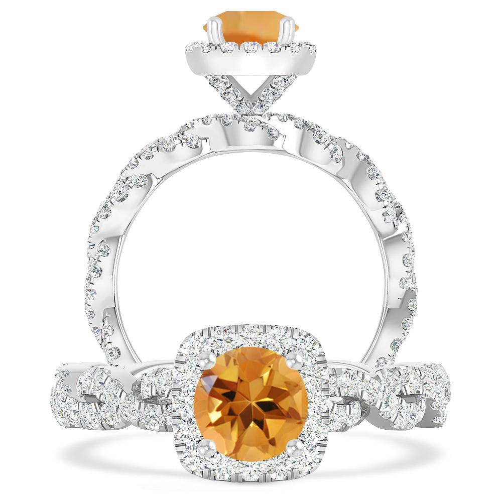 White Gold - Citrine