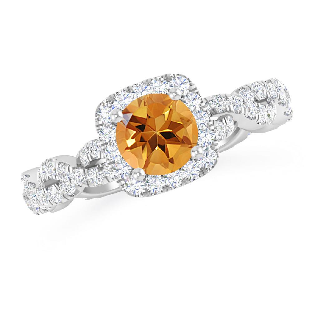 White Gold - Citrine