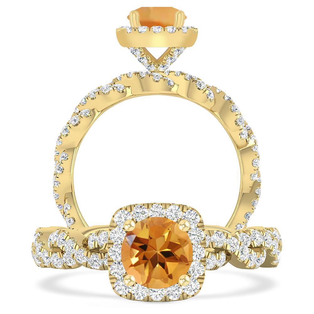 Yellow Gold - Citrine