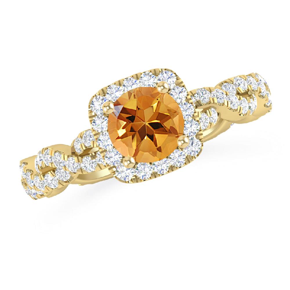 Yellow Gold - Citrine