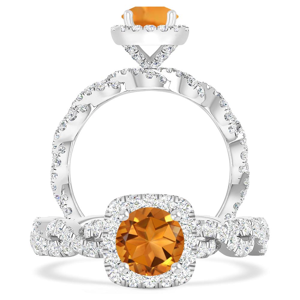 White Gold - Citrine